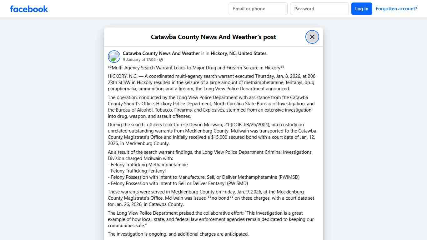 **Multi-Agency Search... - Catawba County News And Weather | Facebook