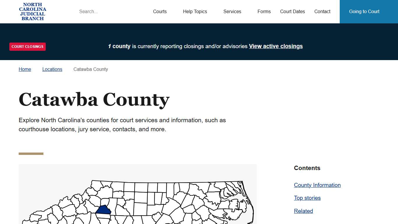 Catawba County | North Carolina Judicial Branch